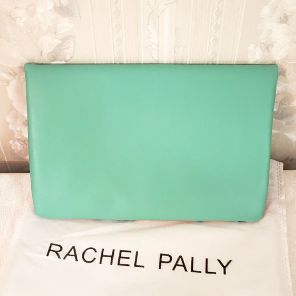 Rachel Pally Foldable Floral Reversible Cluch NWOT